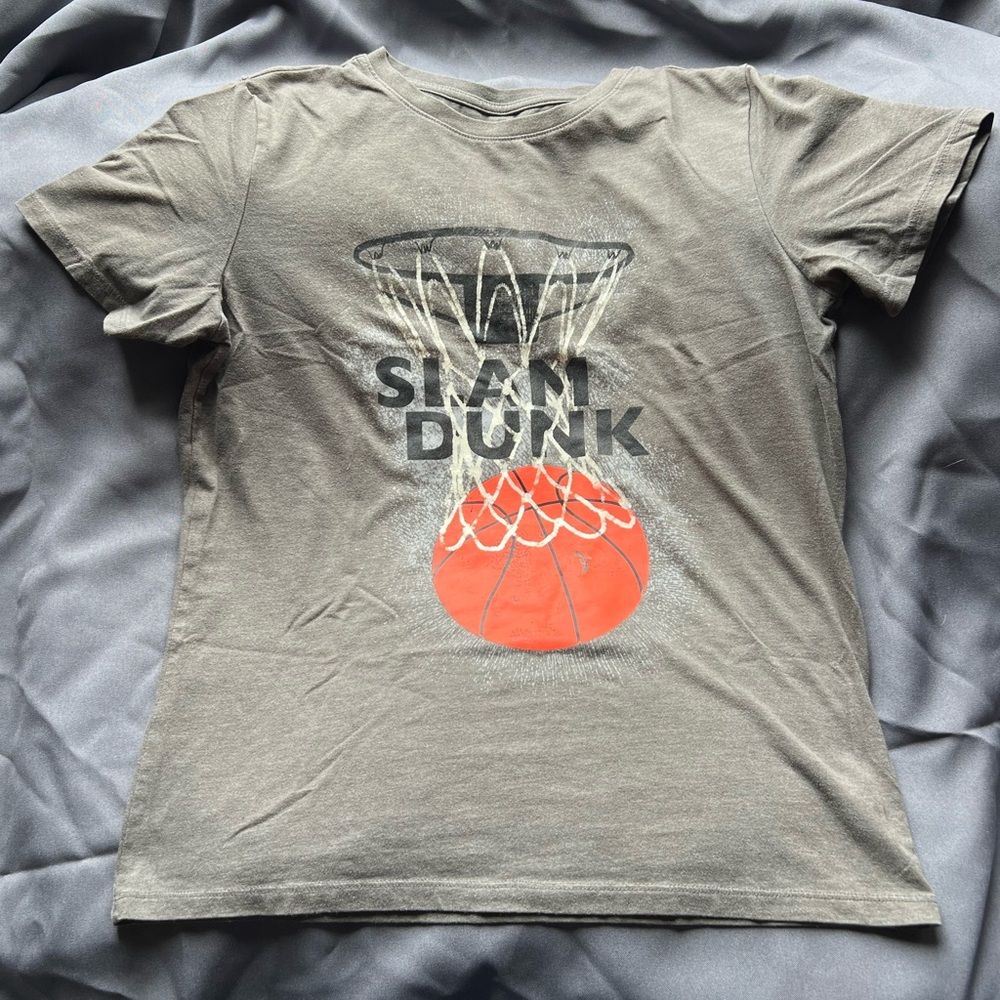 Cat & Jack Boys Gray Slam Dunk T-Shirt